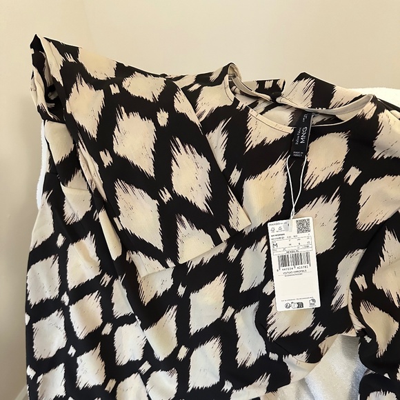 Long sleeve Print dress - Mango - Picture 1 of 5